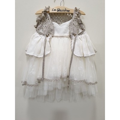 Bridal bocho style dress for girls