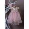 Christening dress with tulle belt and suits