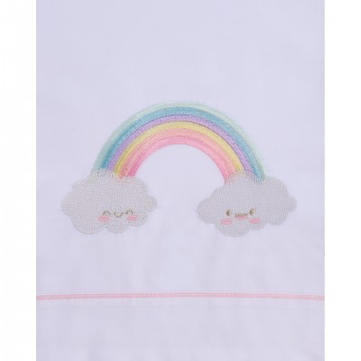 Chrisoms set with rainbow for girls