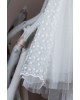 Βαπτιστικό φόρεμα σε off white απόχρωση